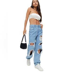 BDG | Blue Vintage Feel High-waisted Baggy Jean
